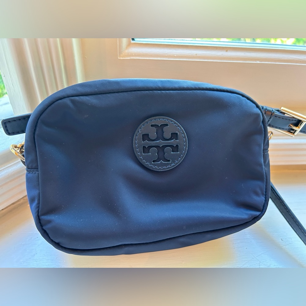 Tory Burch Navy Crossbody Camera Bag